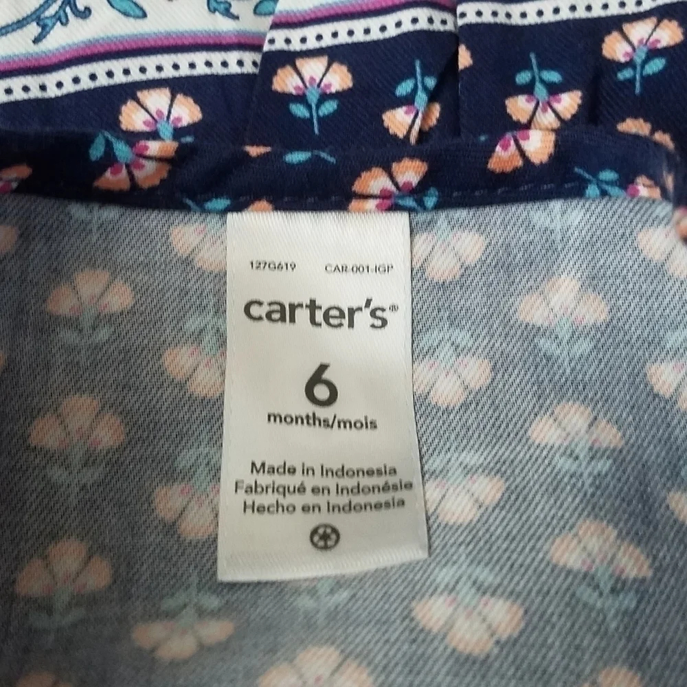 Carter's Flower Shirt 6m